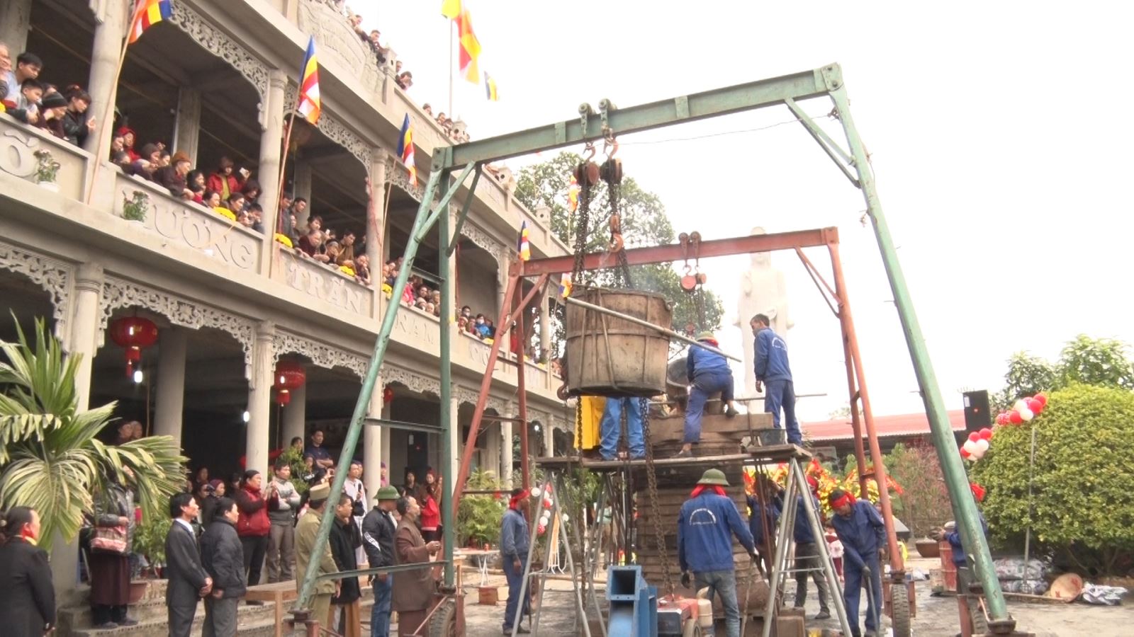 Đại Lễ đúc Đại Hồng Chung Chùa Phố Hương